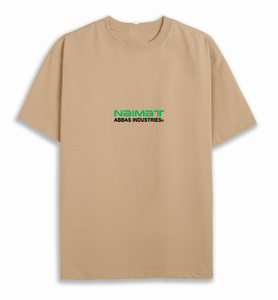 เสื้อยืดผู้ชายแฟชั่นลำลองทรงโอเวอร์ไซส์ ผ้าฝ้ายสีขาว พิมพ์ลายดิจิทัล แขนสั้นทรงหลวม ผ้าถัก - Product Image 2