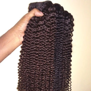 Extensiones de Cabello Humano Virgen Remy Brasileño Más Vendidas, Color Natural, Ondulado, Doble Trama, Paquete de 4 oz, Proveedor Indio Seven - Product Image 1