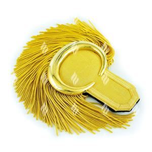 Al por mayor, nueva llegada: Epaulettes de lujo bordados con hilo metálico, borlas y lentejuelas, con imán, personalizables y elegantes. - Product Image 1