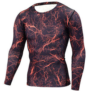 Wholesale Supplier Export Quality <b>Men</b> <b>Compression</b> <b>Shirts</b> Quick Dry Training Wear Breathable High Elasticity Sports Top - Product Image 2