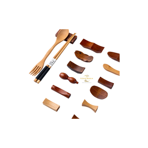 Porta Palillos de Madera Hecho a Mano para Cocinas Sostenibles, que Eleva la Estética de la Mesa con Calidez Natural y Artesanía - Product Image 2