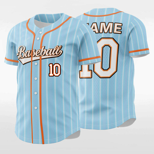 Maillot de baseball respirant style vintage, sublimé, design personnalisé, entièrement boutonné, tenue d'équipe pour la mode sportive rétro 2026 - Product Image 1