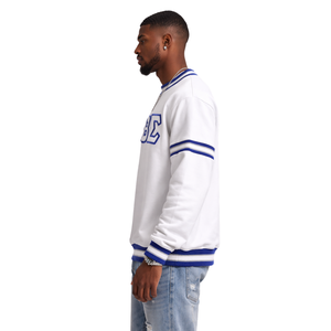 Sudadera con Cuello Redondo y Franjas Blancas de Phi Beta Sigma, Prenda de Fraternidad Griega con Diseño Clásico de Chenille, Comodidad Premium - Product Image 3