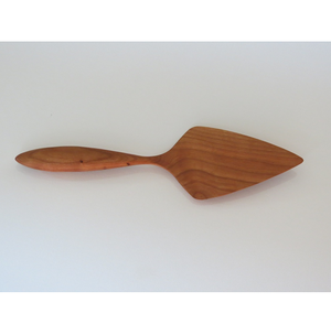 Cuchara para servir pasteles de madera natural, 2 piezas, forma triangular, para uso en su vajilla doméstica. - Product Image 3