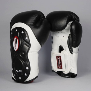 Guantes de Boxeo de Alta Calidad, Comodidad Superior, Protección Contra Impactos, Cuero Genuino Duradero, Cierre Ajustable, Dedos Completos - Product Image 1
