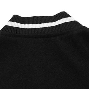Veste de style universitaire moderne inspirée du patchwork, avec des détails raffinés, veste d'hiver pour homme - Product Image 3