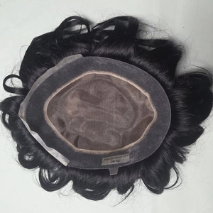 Peluca de Cabello Humano Mono de Primera Calidad Austriaca Taz Hair Bangladesh con Estilos Naturales y Ondas Profundas - Product Image 1