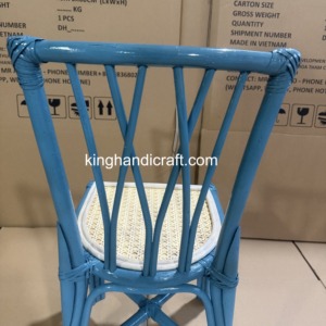 Chaise enfant vintage en rotin faite à la main pour location événementielle, mariage, fête, anniversaire, accessoire photo, vente en gros - Product Image 5