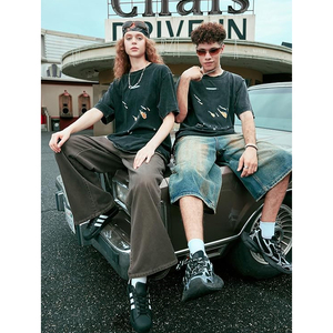 Men's Graphic Tees Shirt Unisex Cotton Oversized T-Shirt Vintage Streetwear Casual <b>Aesthetic</b> Tee Summer <b>Top</b> - Product Image 3