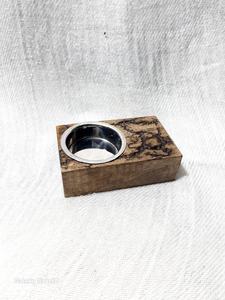 Decorative Religious Wooden Bakhoor Burner Golden Antique Finish Arabic Incense Burner Hand-made Natural <b>decor</b> incense - Product Image 1