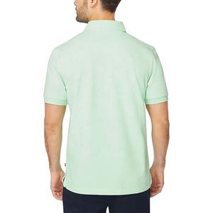 Chemises polo en piqué tricoté à manches courtes décontractées d'été, impression de logo personnalisée, broderie, chemises polo pour hommes - Product Image 6