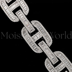 Chaîne cubaine en argent 925 très demandée pour hommes et femmes, style hip-hop, bijoux de mode streetwear, accessoire à vendre - Product Image 5