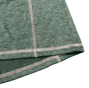 Camiseta Henley de Manga Larga para Hombre, con Costuras en Contraste, 100% Poliéster, Cuello en V, Cierre de Botones, Estilo Casual, Talla Grande, Transpirable y Ecológica - Product Image 5