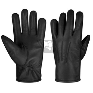 Gants en cuir de mouton véritable vintage de haute qualité pour l'hiver - Écologiques, respirants, compatibles avec les écrans tactiles, pour les voyages en plein air - Product Image 2