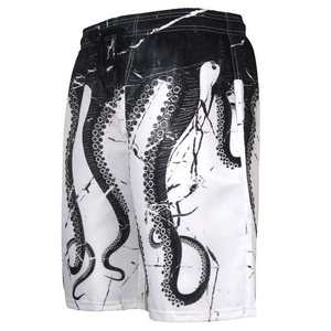 <b>Mens</b> Octopus Print Swim <b>Trunks</b> Elastic Waist Drawstring Beach Shorts Quick Dry Summer Vacation Swimwear Board Shorts - Product Image 2