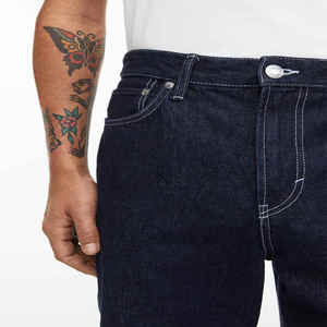 Jeans de Mezclilla para Hombre, Corte Recto, Casuales, Elegantes, Duraderos, Cómodos, Clásicos, Azules, de Primera Calidad - Product Image 2