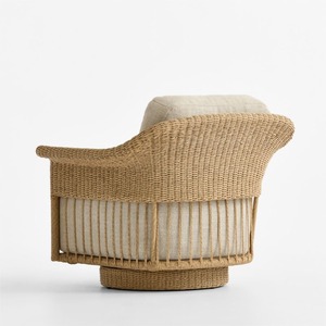 Nuevo Diseño de Sofá Individual para Exteriores, Sofás de Jardín de Aluminio con Ratán Sintético Impermeable - Amora - Product Image 3