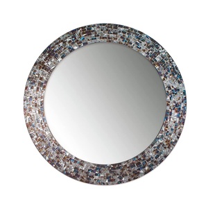 Espejo de Pared Decorativo de Mosaico de Vidrio, Adorno Artístico Hecho a Mano para Sala de Estar y Dormitorio - Product Image 1