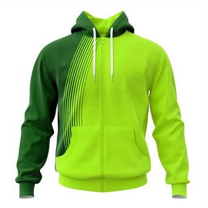 Sudadera con capucha de moda urbana para hombre, con cremallera, 100% algodón polar, de secado rápido, corte holgado, para otoño, OEM, ODM, venta al por mayor, marca privada 2026 - Product Image 4