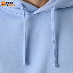 Sudadera con Capucha de Forro Polar Personalizada para Invierno, Estilo Urbano, Lisa, de Algodón 100% de Alto Gramaje, Transpirable, con Hombros Caídos, para Hombre - Product Image 3