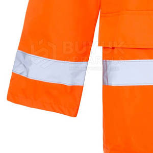 Veste de sécurité haute visibilité avec capuche, protection réfléchissante contre le feu, respirante, pour le travail industriel, vêtements de travail haute visibilité - Product Image 5