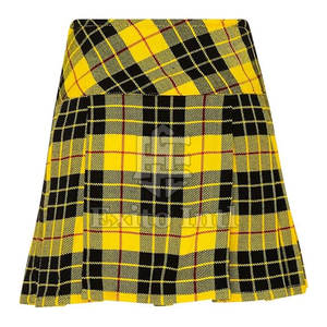 Jupe kilt écossaise plissée taille haute pour femme, mini-jupe traditionnelle en tartan pour femme - Product Image 2