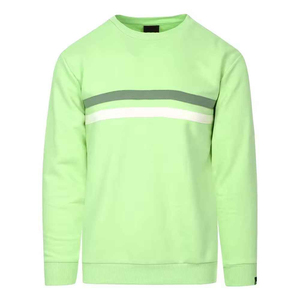 Unisex Color Blocking Crew Neck Pullover Sweatshirt Terry Fabric <b>Eco</b>-Friendly <b>Dot</b> Pattern Regular Fit Knitted Casual Winter Wear - Product Image 4