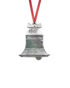 Ornement de cloche de Noël en métal de qualité supérieure avec finition rustique pour la décoration de l'arbre de Noël, les fêtes à domicile et les décorations saisonnières - Product Image 2