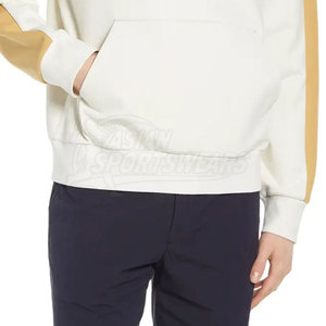 Sweat à capuche décontracté d'hiver pour homme de qualité supérieure, couleur unie, logo personnalisé, tissu polaire épais, avec poches, 100 % coton, prix compétitif - Product Image 4