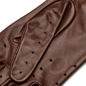 ถุงมือขับรถหนังแท้แฟชั่นใหม่สำหรับผู้ชาย ระบายอากาศได้ดี ทนทาน ใช้งานกลางแจ้ง ผลิตตามสั่งจากปากีสถาน - Product Image 5