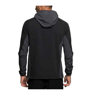 Men's Custom Softshell Hooded Jacket Waterproof Windbreaker <b>Lightweight</b> Athletic Sports <b>Coat</b> for Hiking Running Training Gym - Product Image 2