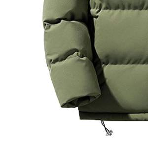 Veste matelassée pour homme très vendue, 100% coton, rembourrage en polyester, col montant, fermeture éclair, impression de logo personnalisée - Product Image 3