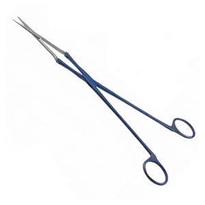 Ciseaux articulés doubles Brophy-Metzenbaum SURGINEXA SR-OP-0370, revêtement titane, droits, 11 pouces, instruments hospitaliers réutilisables - Product Image 2