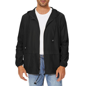 Latest Design Top Quality Windbreaker Jackets For Adults Durable Fabric Solid Color Windbreaker Jacket For Men - Product Image 1