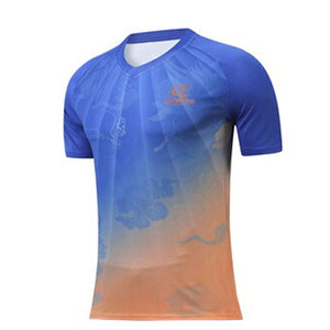 เสื้อกีฬาสั่งทำขายส่ง ผ้าพรีเมียม สวมใส่สบาย พิมพ์ลายแบบซับลิเมชั่น เย็บคุณภาพสูง สำหรับชุดทีมและการฝึกซ้อม - Product Image 1