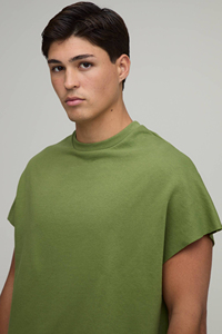 Men Boxy Leisure T Shirt and <b>Shorts</b> Set Premium Cotton Blend Two Piece Set Summer Wear Custom Private Label Fashion Streetwear - Product Image 6