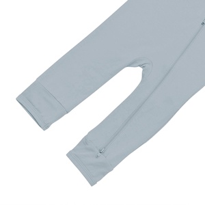 93% Bamboo 7% Spandex Sleep and <b>Play</b> - Baby Zipper Footie - Baby Zippered Romper (New Design) - Product Image 5