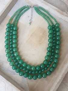 Handmade Resin Beauty Necklace Modern Art Resin Necklace Sparkle Resin Pendant Necklace Classic Resin Jewelry Necklace - Product Image 3