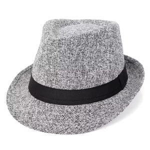 100% Wool Fashion Unisex Wide Brim Gentleman Cap Mexican Weaving Panama <b>Hat</b> <b>Summer</b> Private Label - Product Image 1