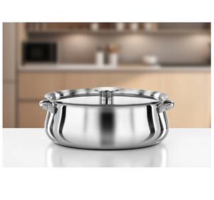 Casserole en acier inoxydable, design élégant et de qualité supérieure, pour réchauffer et servir les aliments, design luxueux de la meilleure qualité - Product Image 5