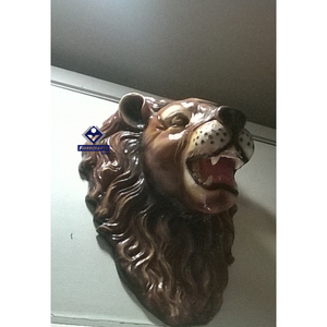 Sculpture décorative d'extérieur en plastique revêtu, tête de cerf FIBRERAFTS 2026, décoration de jardin de luxe, Inde - Product Image 1