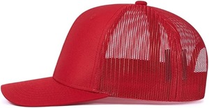 Gorras de camionero lisas de malla común con logotipo bordado personalizado de alta calidad, gorras deportivas unisex para hombre. - Product Image 2