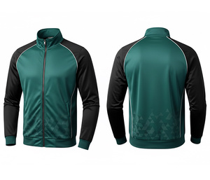 Chaqueta Deportiva con Cierre y Logotipo Personalizado, Ropa para Correr y Fitness, Cálida, Transpirable y de Secado Rápido |   Tallas Hombre Mujer Juvenil - Product Image 3