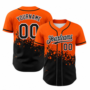 Camisetas de Béisbol Personalizadas de Primera Calidad, Sublimadas, de Secado Rápido, Transpirables, 100% Poliéster, Unisex, Camiseta Deportiva Corta - Product Image 3