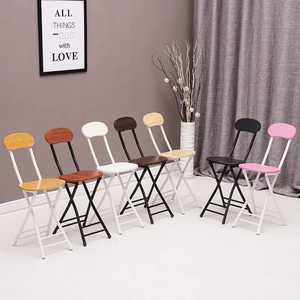 Silla Plegable Portátil de Madera con Marco Metálico Multicolor, Silla de Comedor para Cocina, Ahorro de Espacio, Silla Plegable para Invitados, Hogar y Oficina - Product Image 3