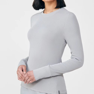 Comfortable Long Sleeve Stretchy Scrubs T-Shirt Medical <b>Undershirt</b> - Product Image 2