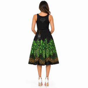 Falda Maxi Tropical Floral Hawaiana para Mujer, Ligera, Transpirable, Informal, para Vacaciones de Otoño, Precio al por Mayor - Product Image 5