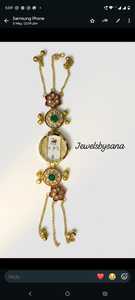 Luxury Gold Square <b>Watch</b> with Bress Crystal Rhinestone Necklace Chain for <b>Women</b> - Product Image 2