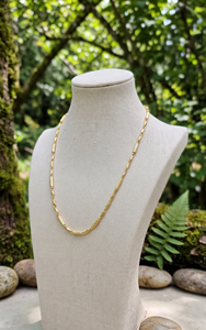 DIVYORO Cadena de oro clásica con textura para mujer - Product Image 4