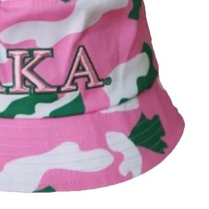Chapeau Bob Camouflage Rose pour Femme – Chapeau de Soleil Décontracté Brodé pour l'Extérieur – Coiffe Tendance Réglable pour un Usage Quotidien Élégant - Product Image 4